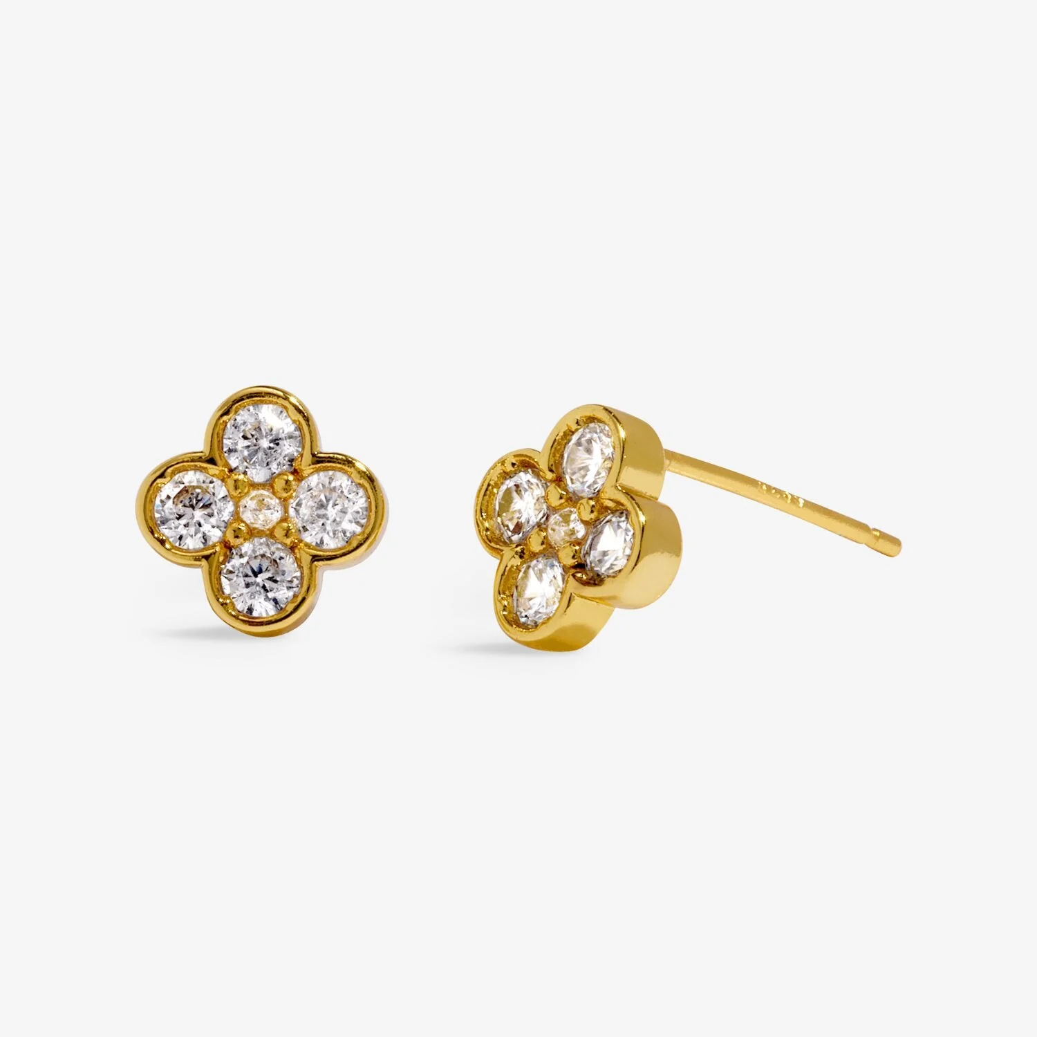 Joma Jewellery Stud Earrings Moments To Shine 'Luck' - Image 4