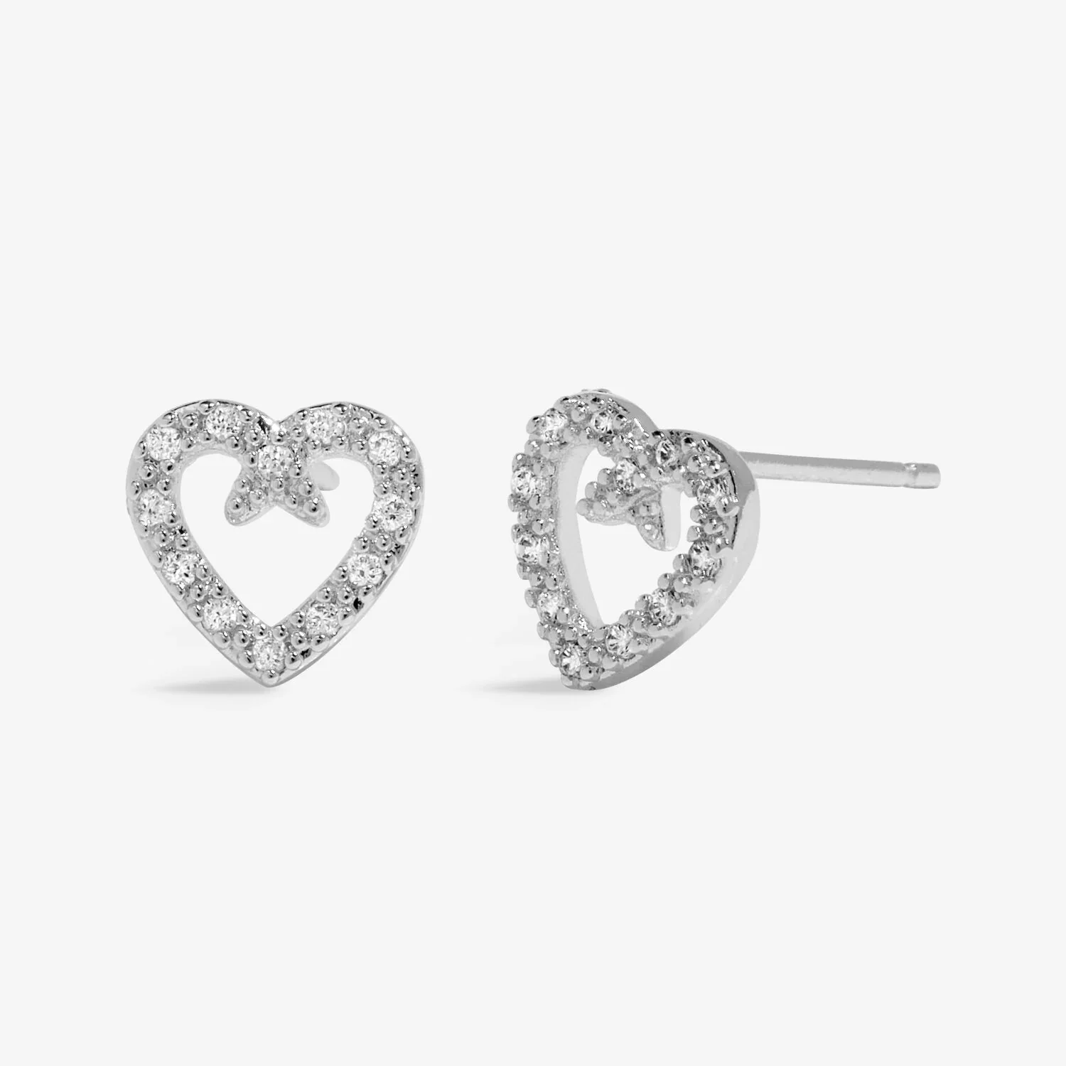 Joma Jewellery Stud Earrings Moments To Shine 'With Love' - Image 5