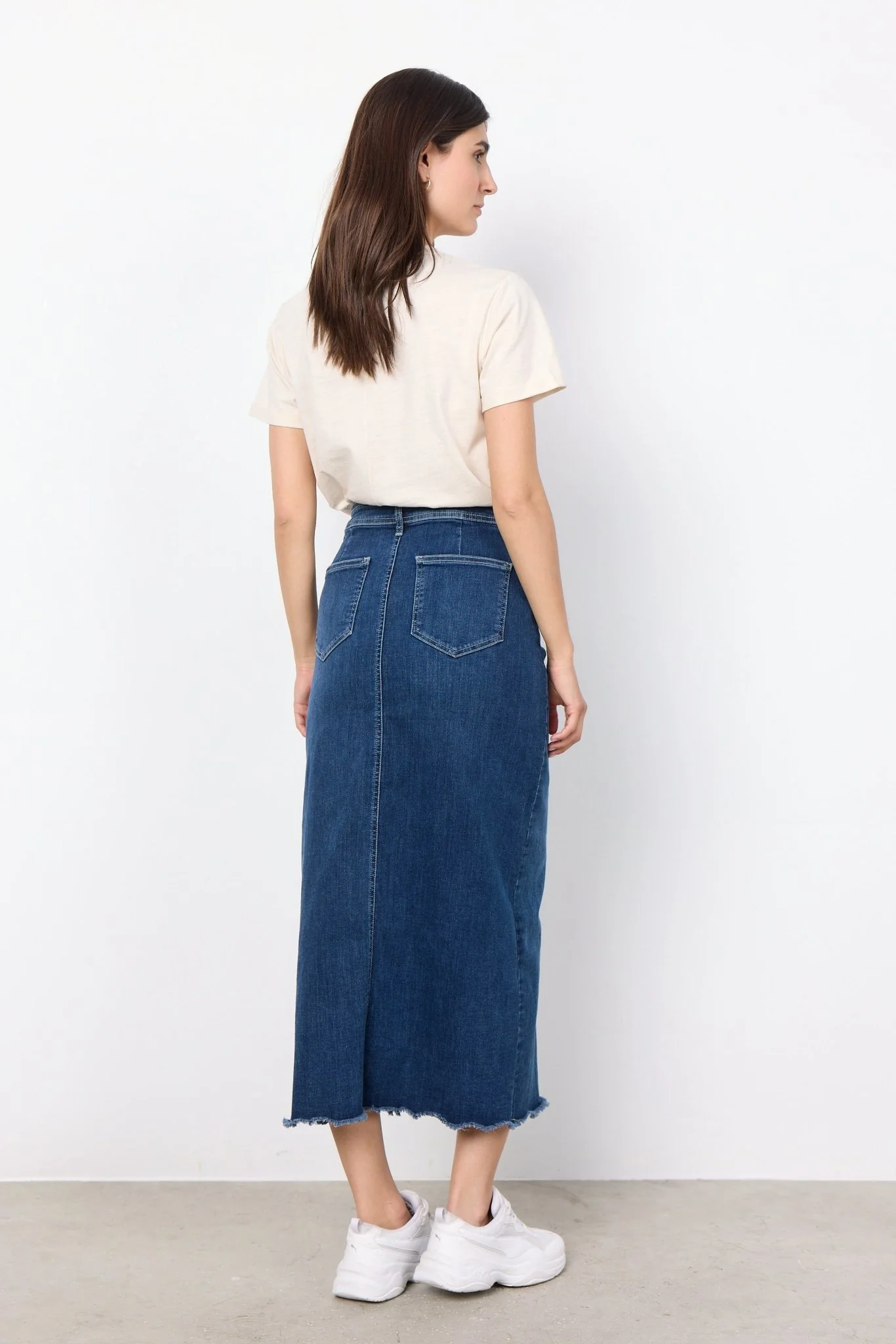 Soya Concept Kimberly 26 Maxi Denim Skirt - Image 3
