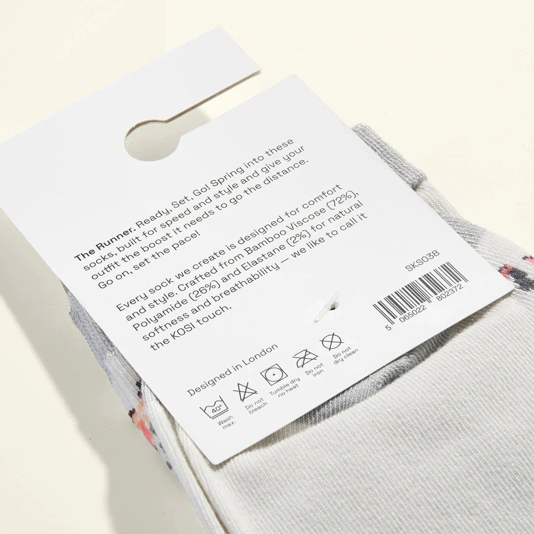 Kosi London Socks The Runner - Image 3