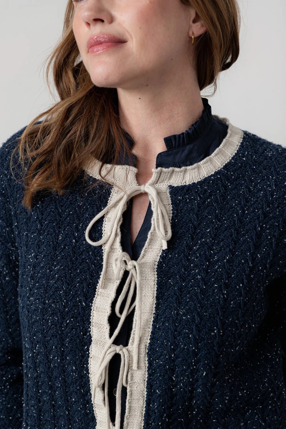 Lily And Me Adelia Cardi Fleck Knit - Image 6