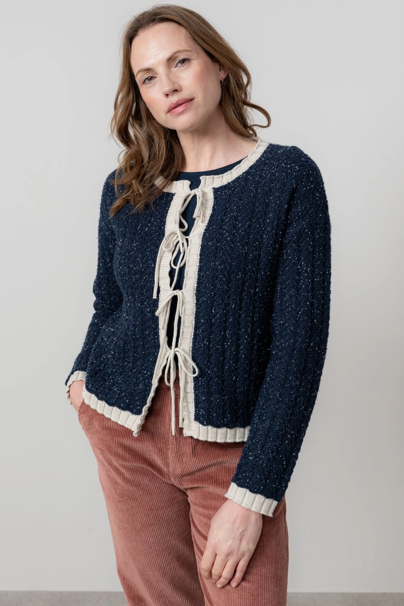 Lily And Me Adelia Cardi Fleck Knit - Image 7