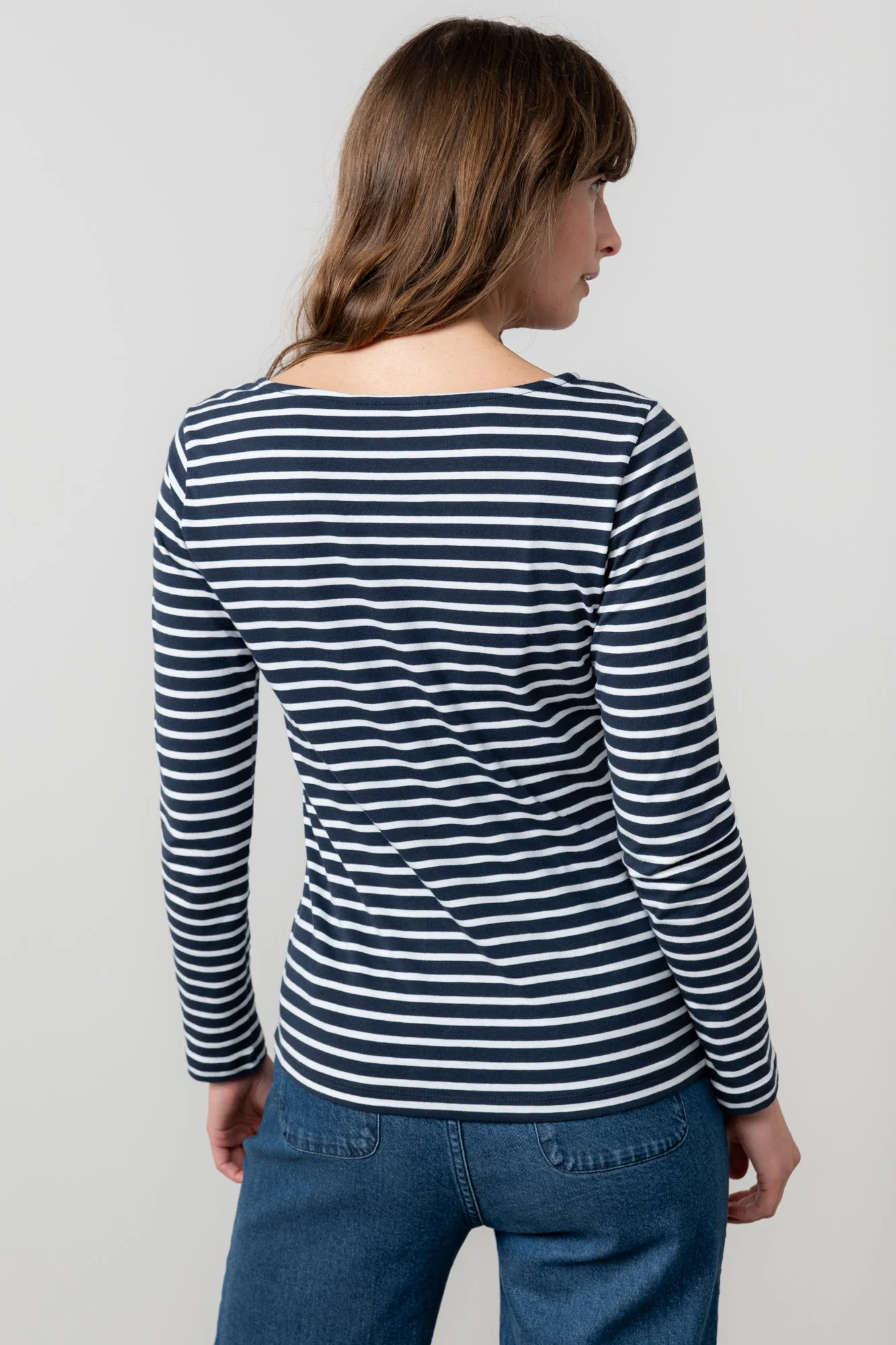 Lily And Me Monica Top Navy Stripe - Image 5