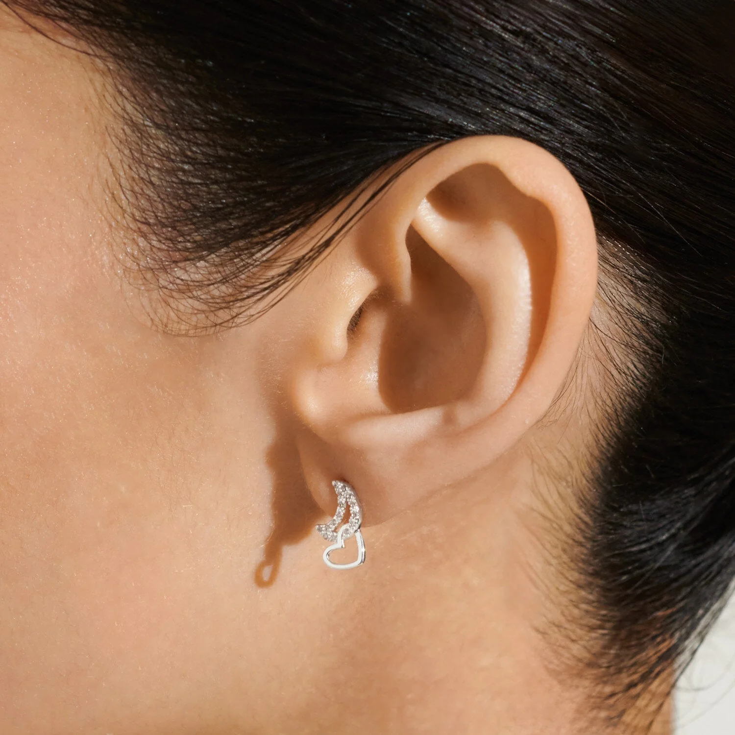 Joma Jewellery Love You To The Moon' Forever Yours Earrings - Image 2