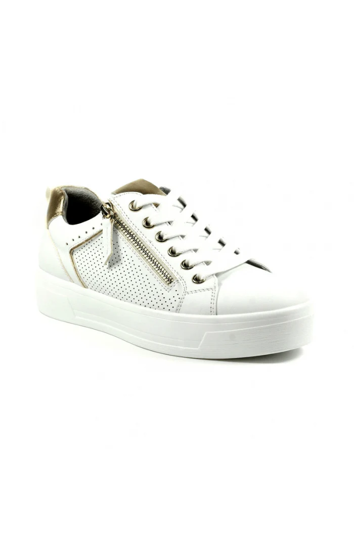 Lunar Shoes Nia White Trainer - Image 3