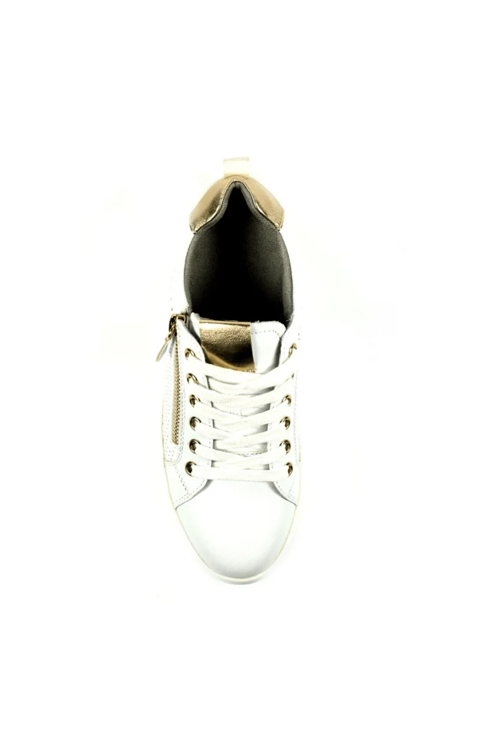 Lunar Shoes Nia White Trainer - Image 6