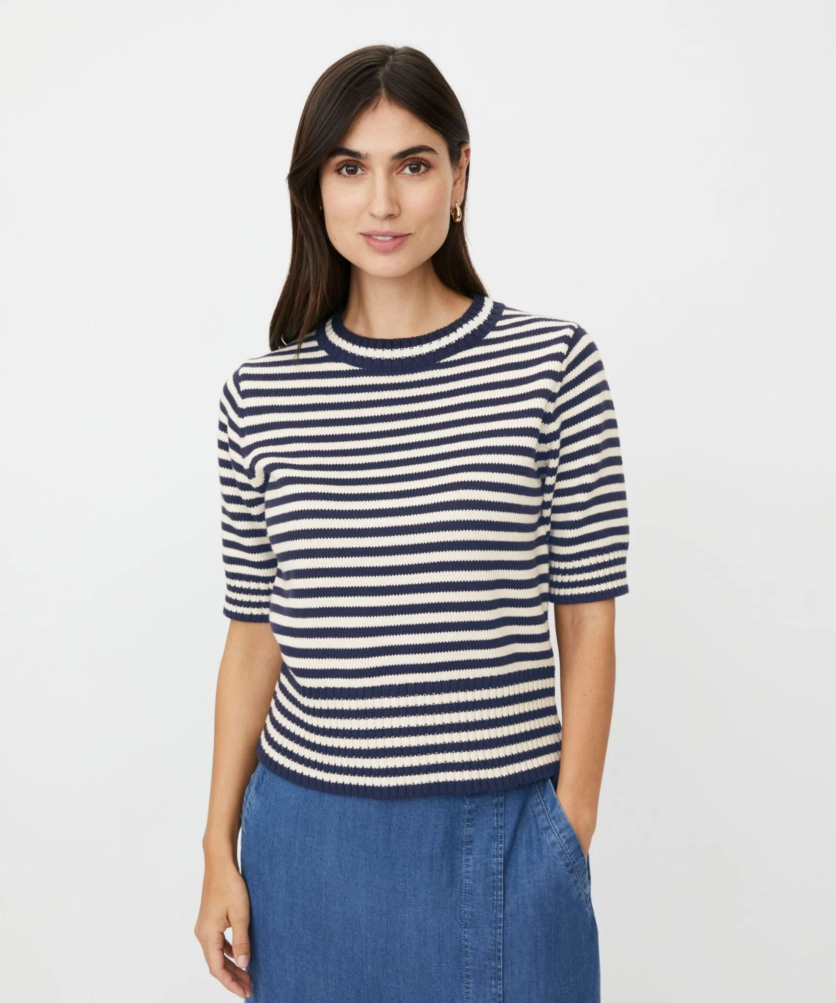 Masai MAFaeleen Short Sleeve Knitted Top