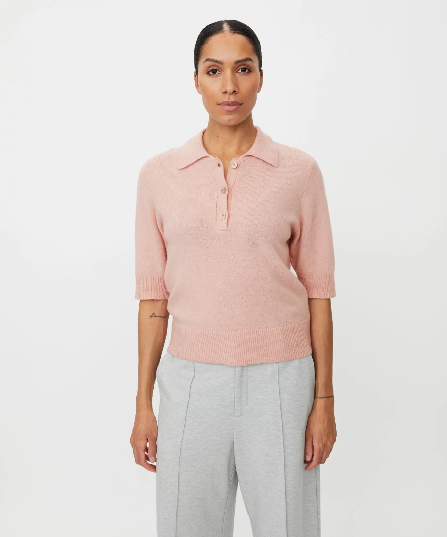 Masai MAFynoria Knitted Polo Top