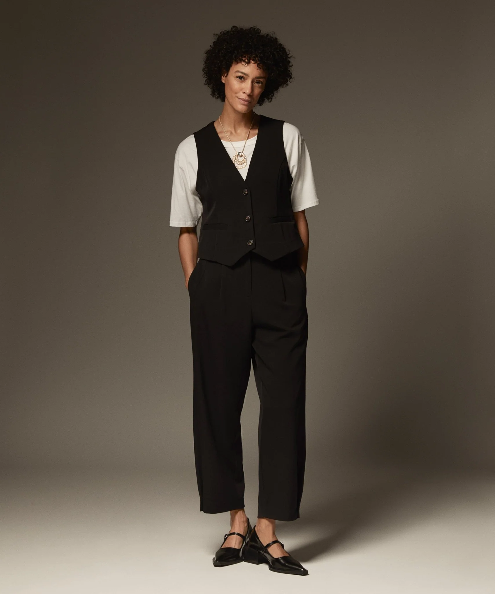 Masai MaPunna Regular Trousers Black - Image 7