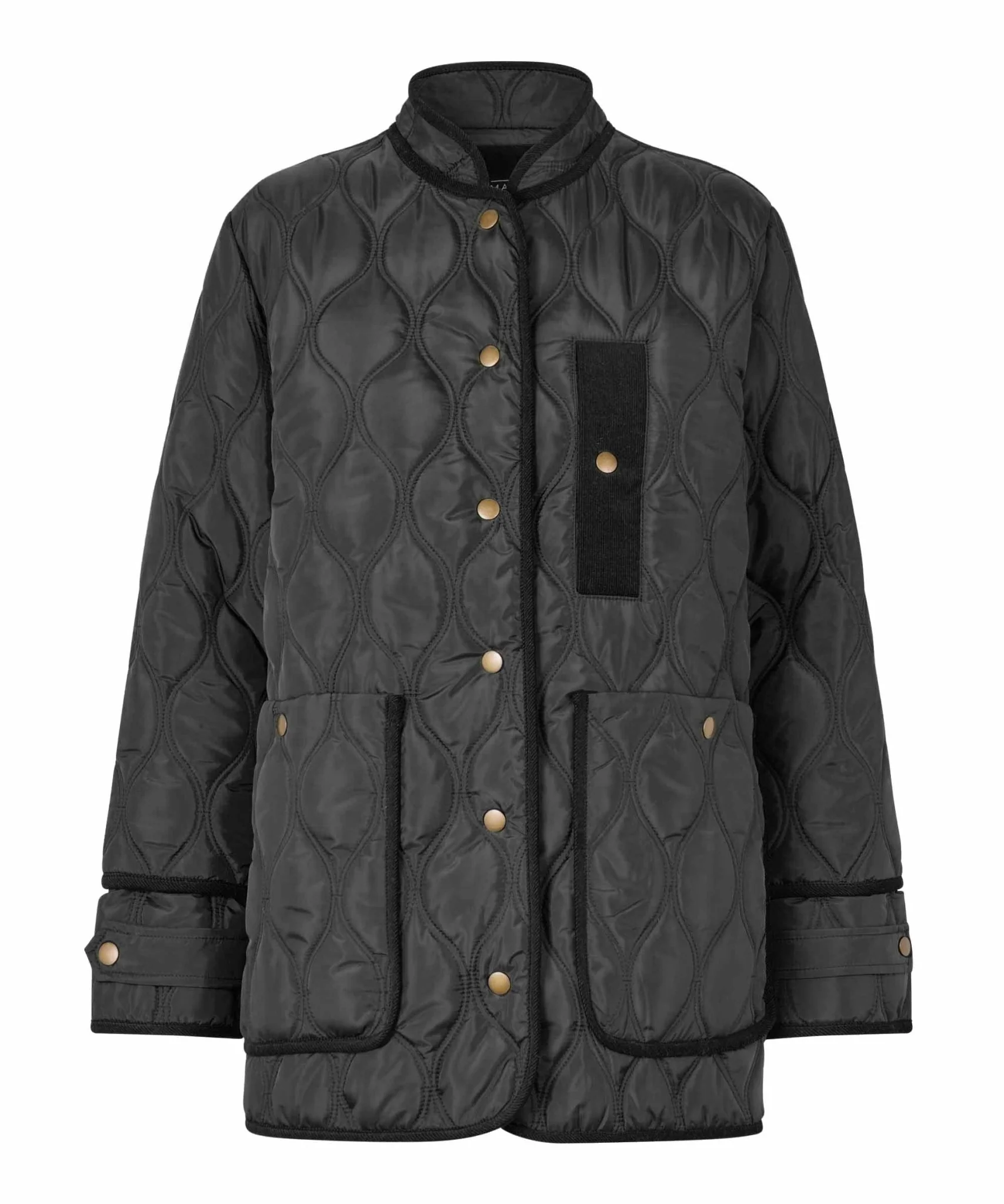 Masai MaTessani Loose Quilted Jacket Black