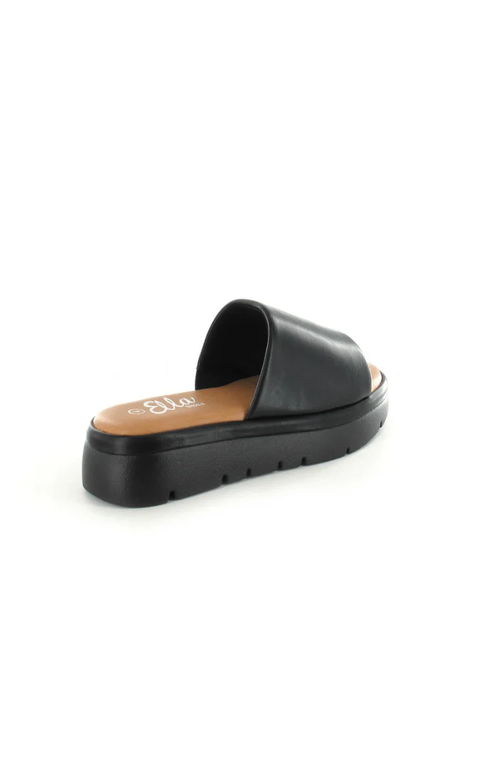 Ella Shoes Maya Strap Slide Wedge Sandal - Image 4