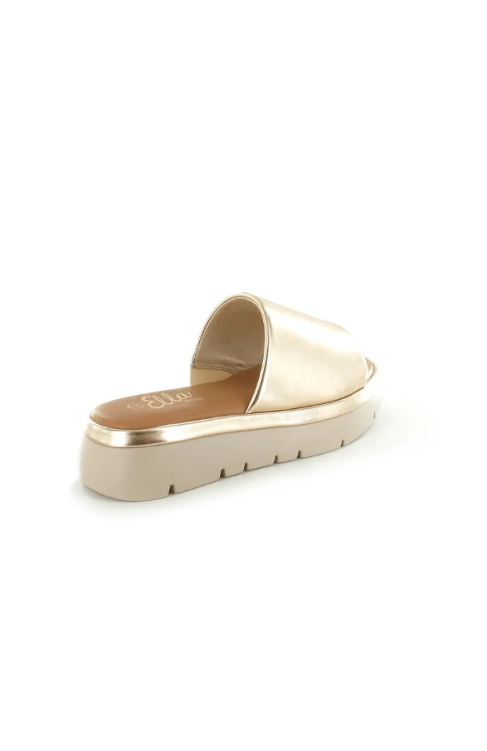 Ella Shoes Maya Strap Slide Wedge Sandal - Image 7