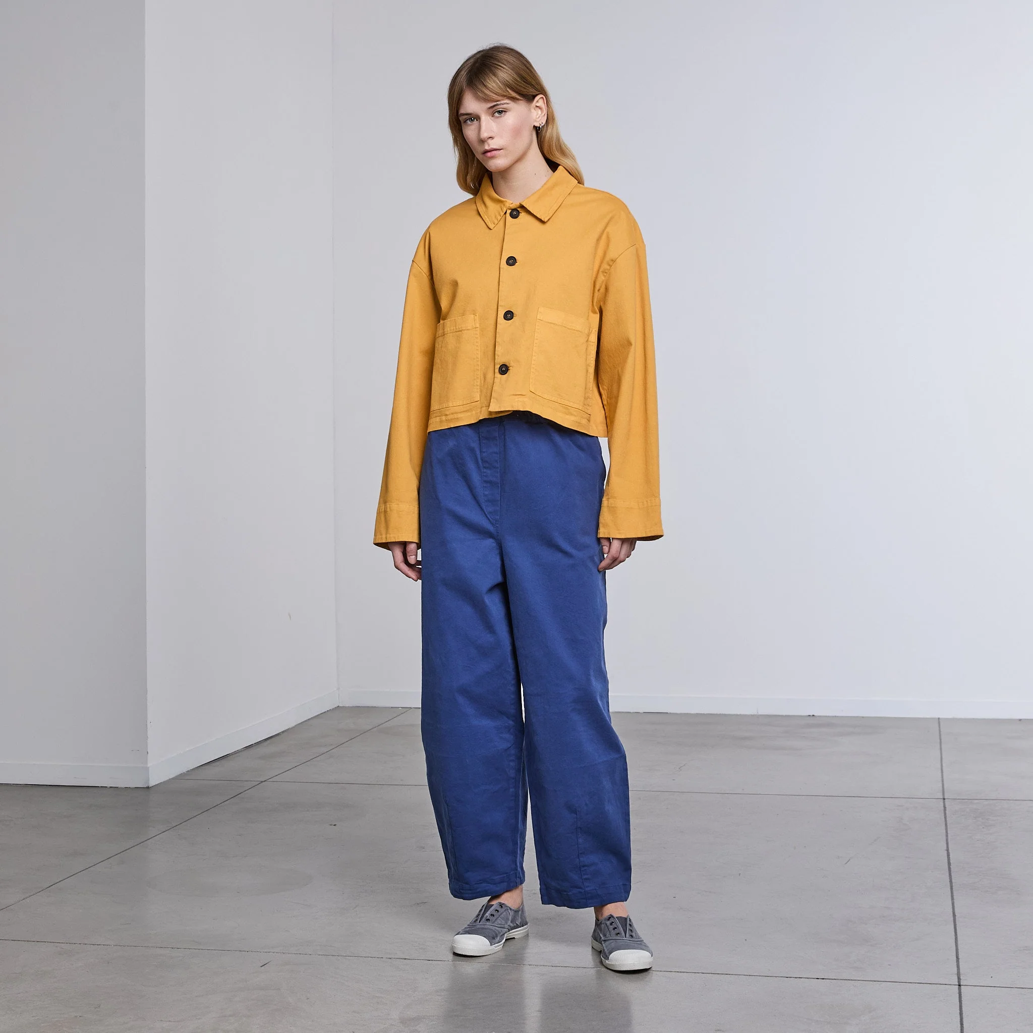 Modula Barrel Trouser Lapis - Image 4