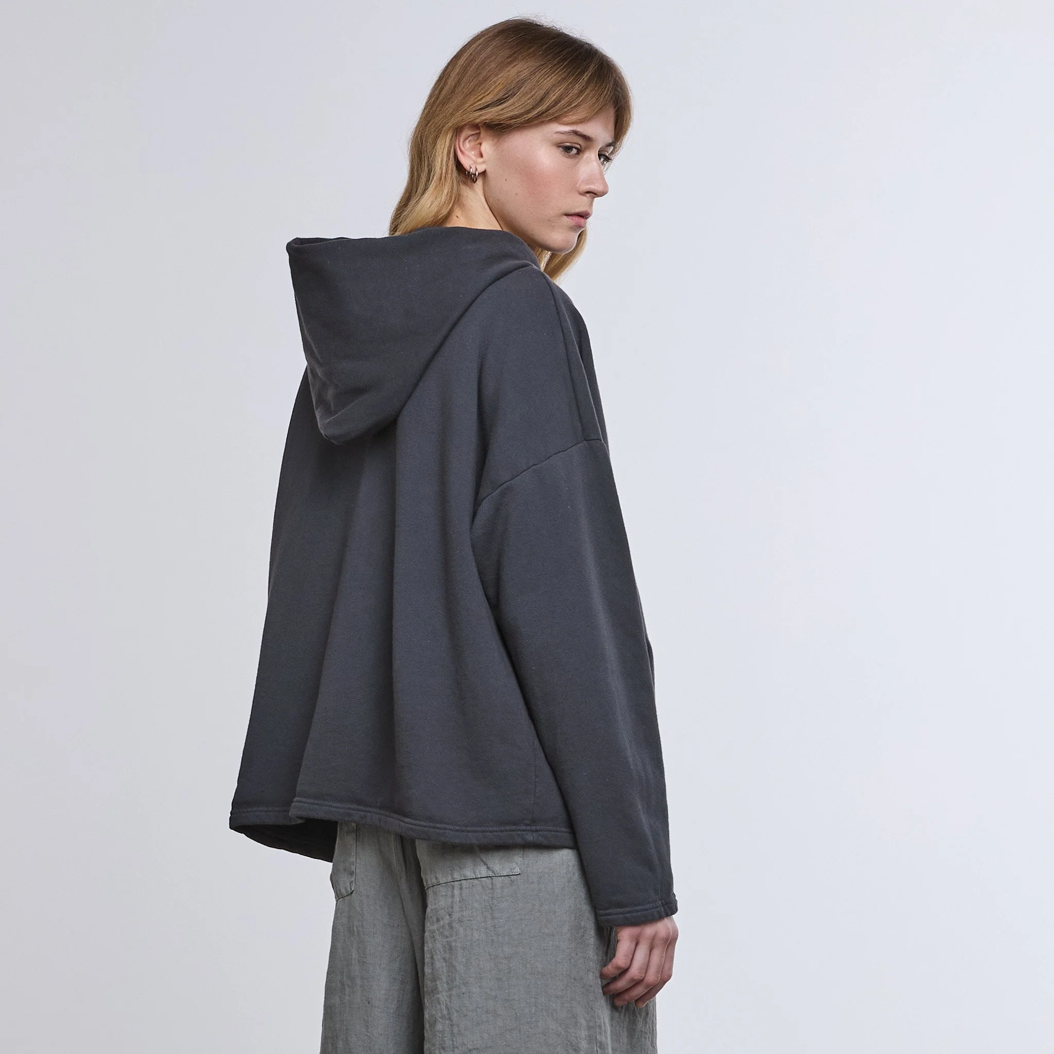 Modula Zip Hoodie Carbonne - Image 3