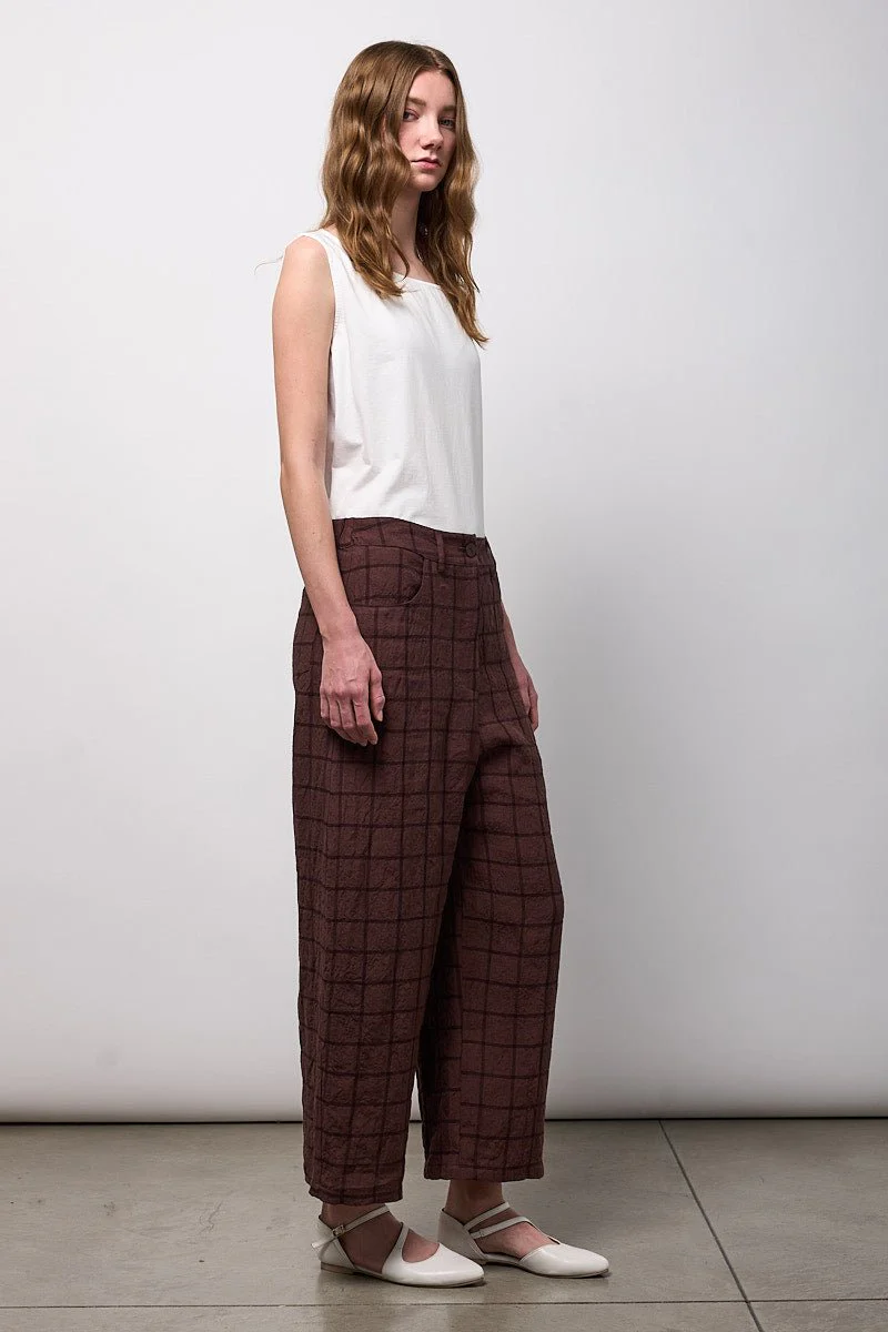 Neirami Boyfriend Fit Trousers Corteccia - Image 2