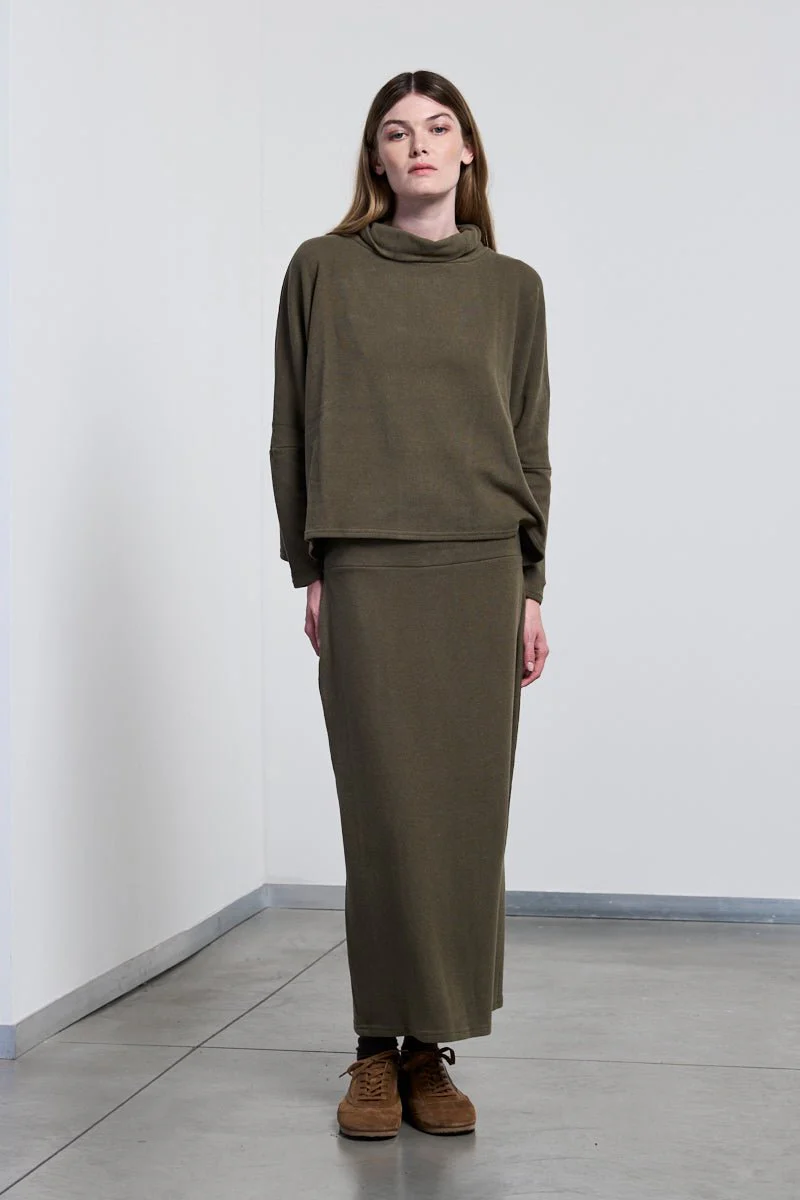 Neirami Ring Collar Loose Sweater