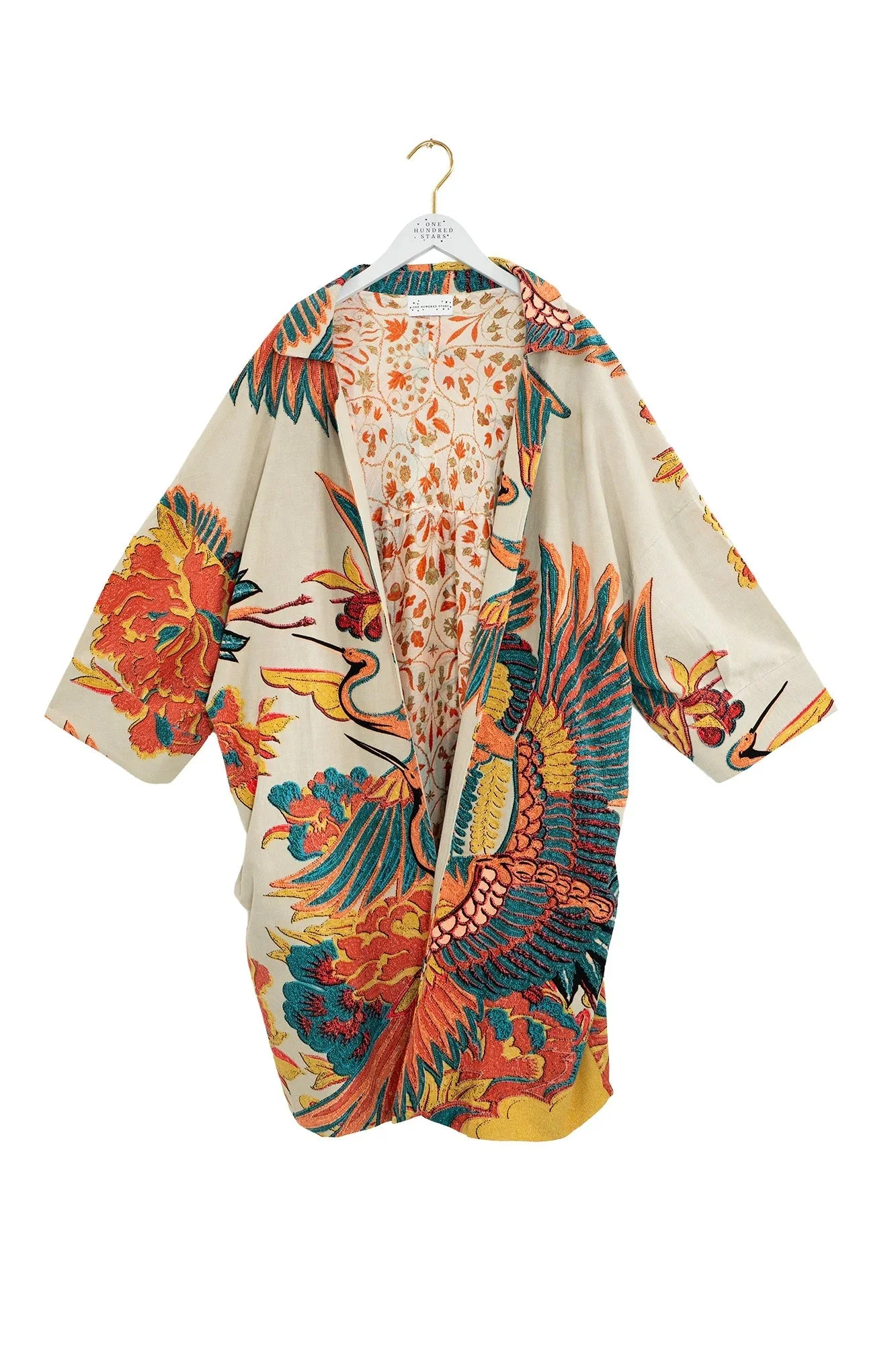 One Hundred Stars Crane Stone Artisan Coat - Image 2
