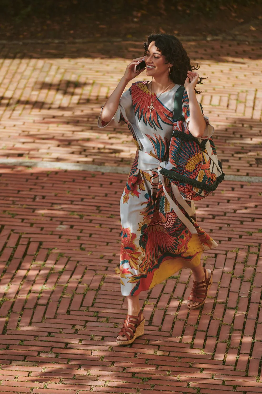 One Hundred Stars Crane Stone Obi Dress - Image 2