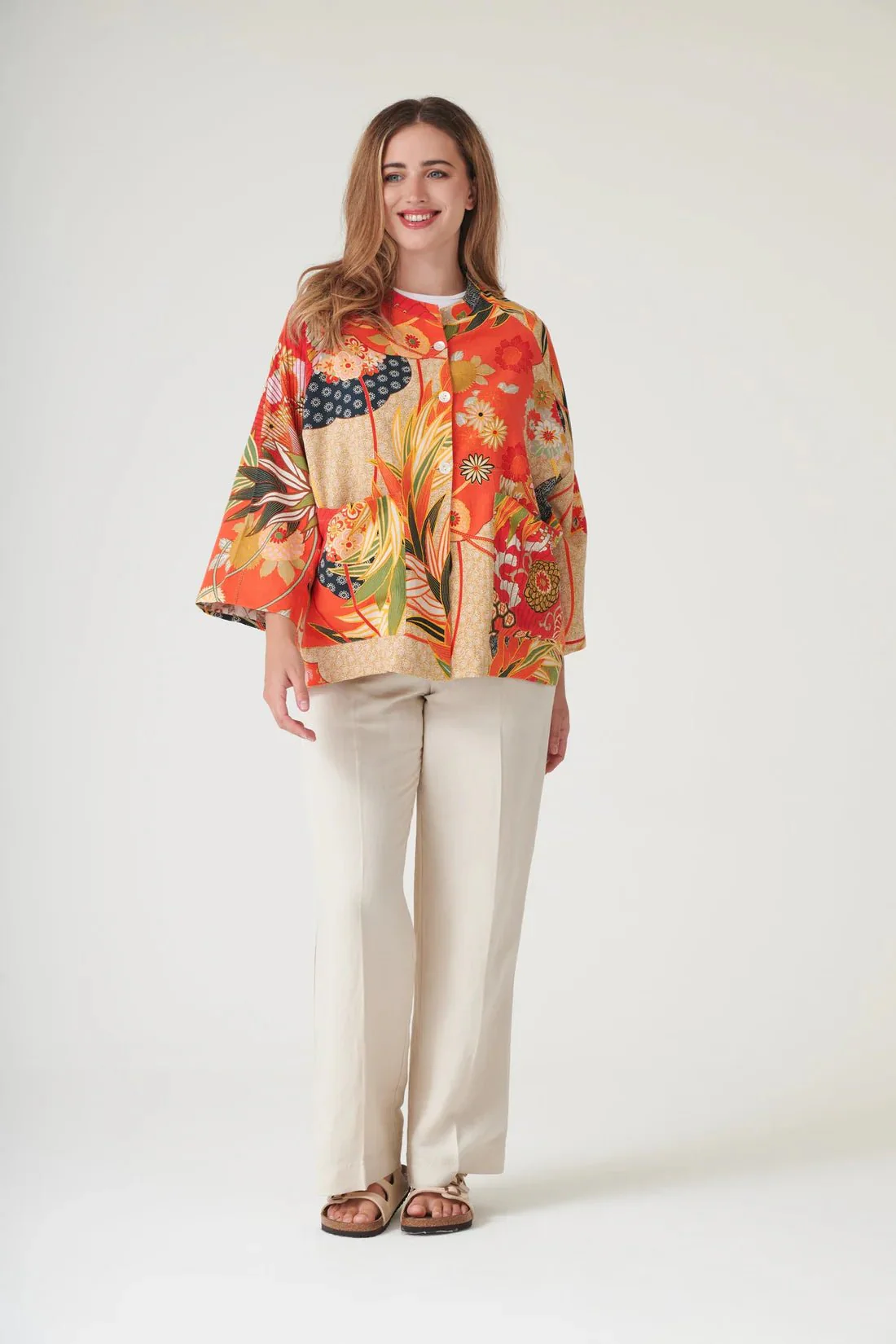 One Hundred Stars Fans Scarlet Summer Jacket