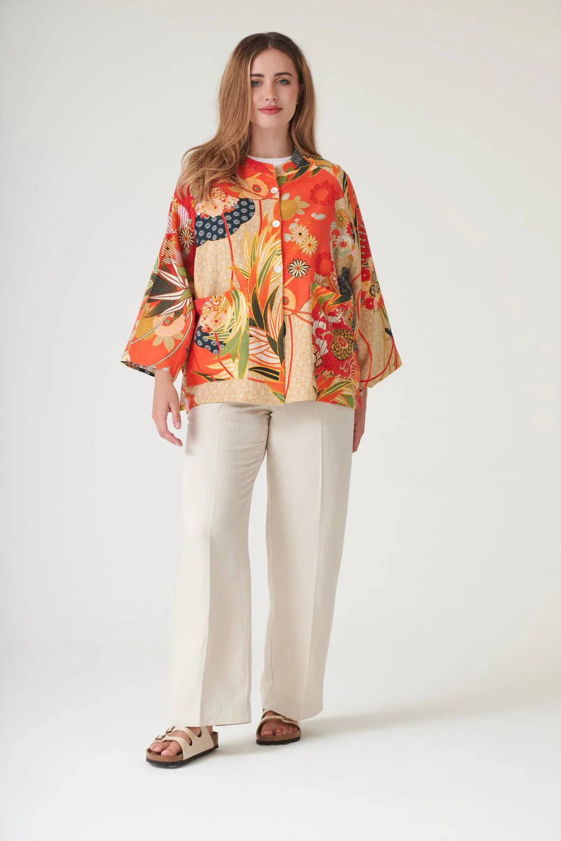 One Hundred Stars Fans Scarlet Summer Jacket - Image 3