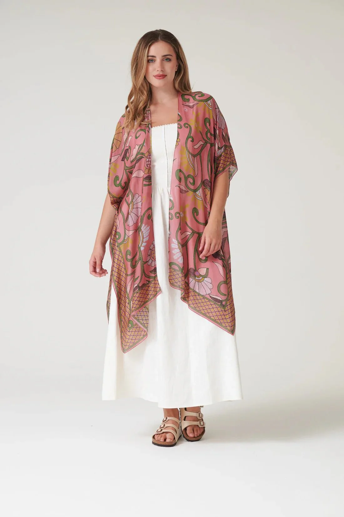 One Hundred Stars Giant Kantha Dusk Throwover - Image 4