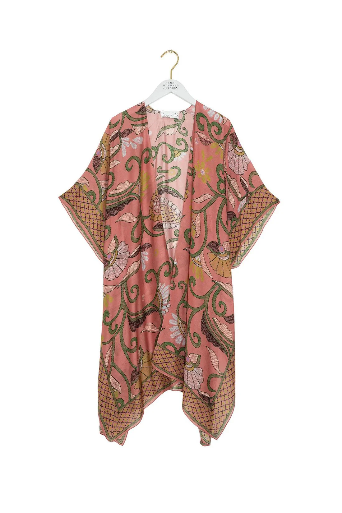 One Hundred Stars Giant Kantha Dusk Throwover - Image 7
