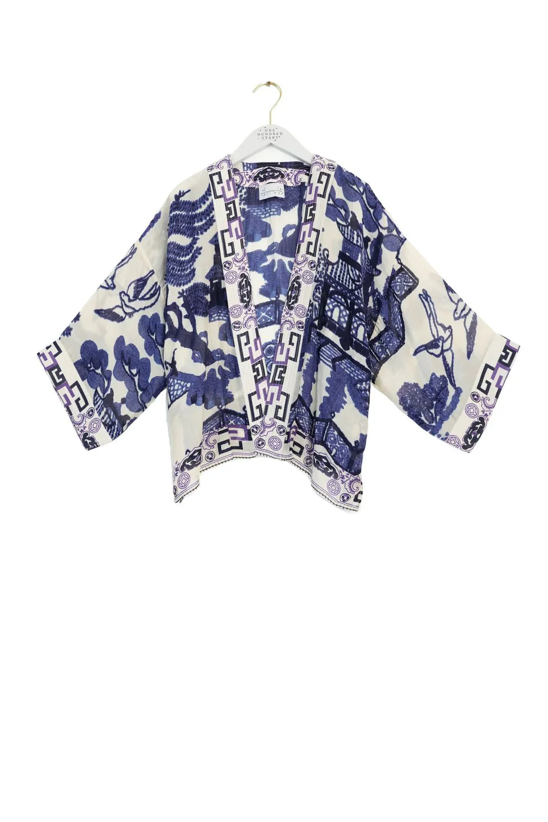 One Hundred Stars Giant Willow Blue Kimono - Image 3
