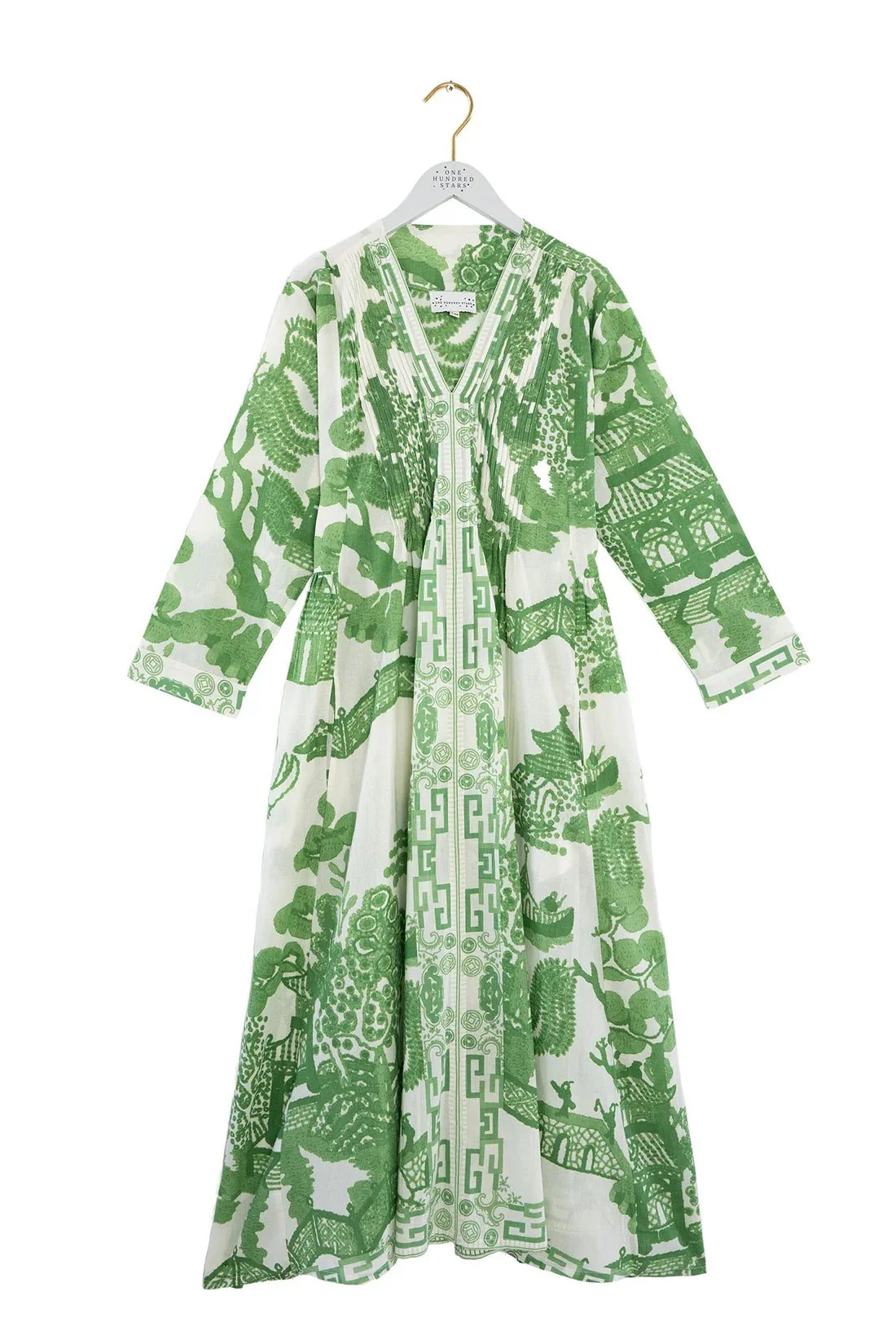 One Hundred Stars Giant Willow Green Pinch Pleat - Image 10