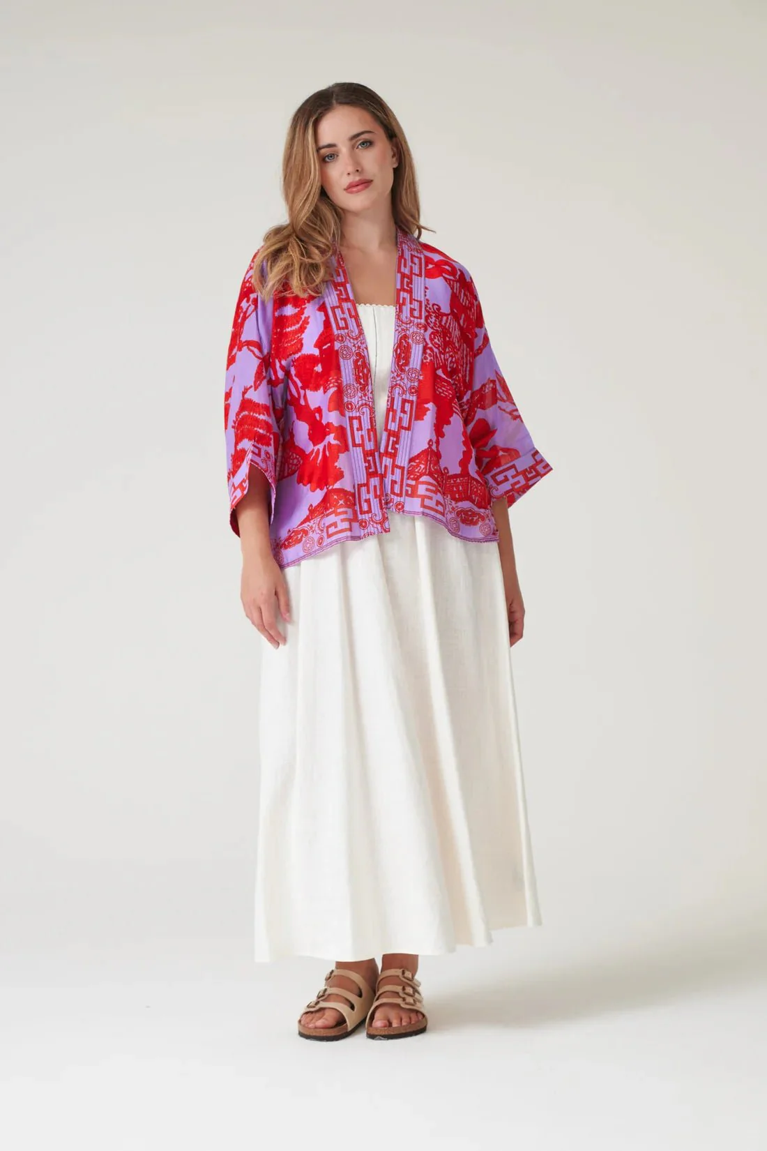 One Hundred Stars Giant Willow Violet Kimono - Image 7