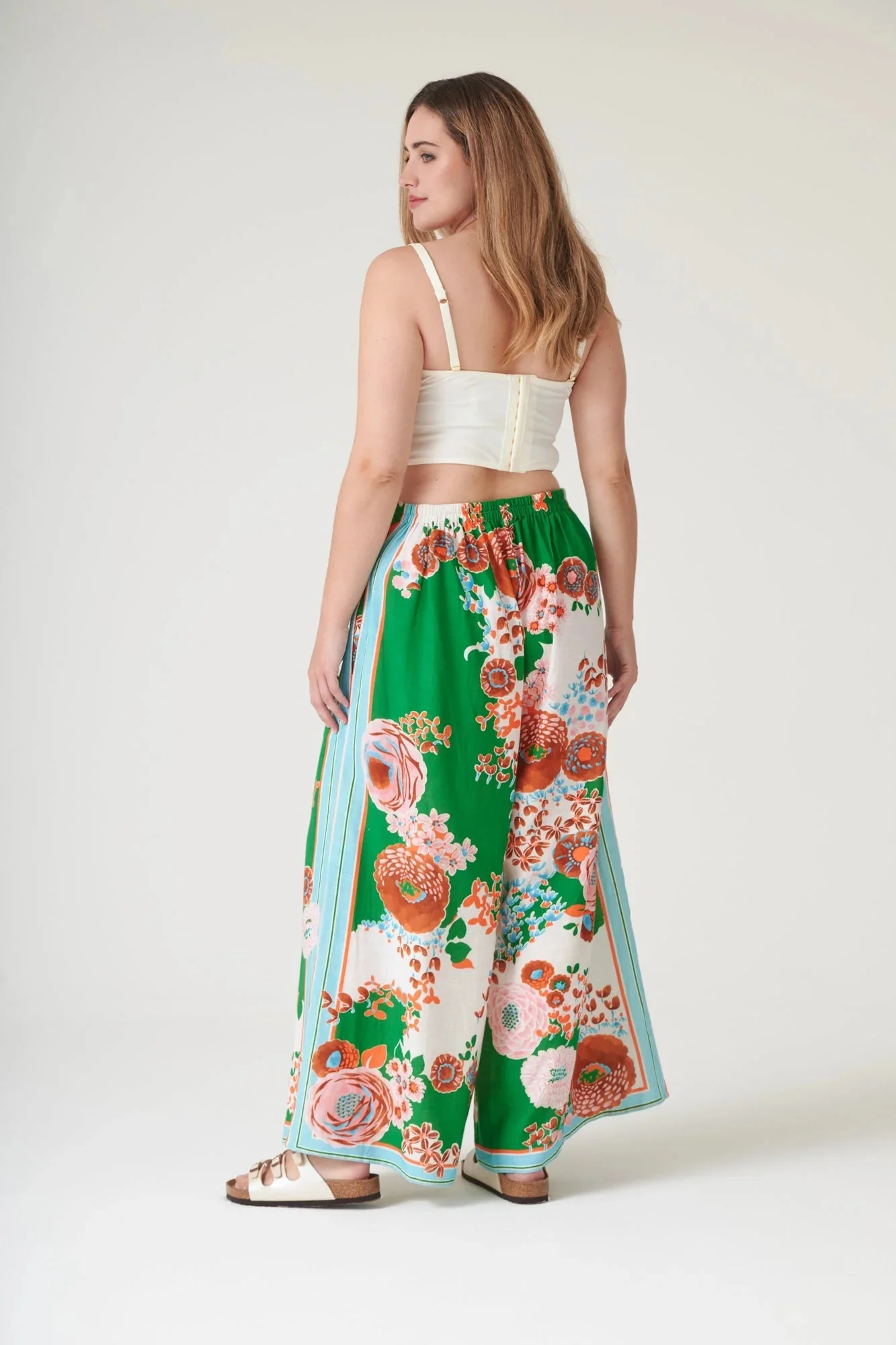 One Hundred Stars Kitsch Bouquet Palazzo Pants - Image 6
