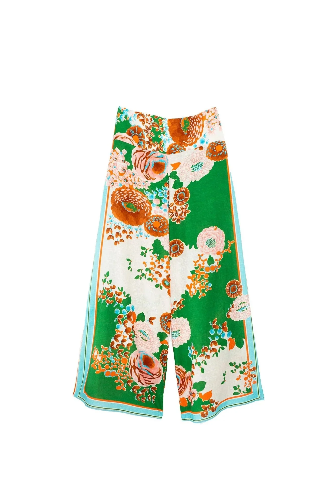 One Hundred Stars Kitsch Bouquet Palazzo Pants - Image 8