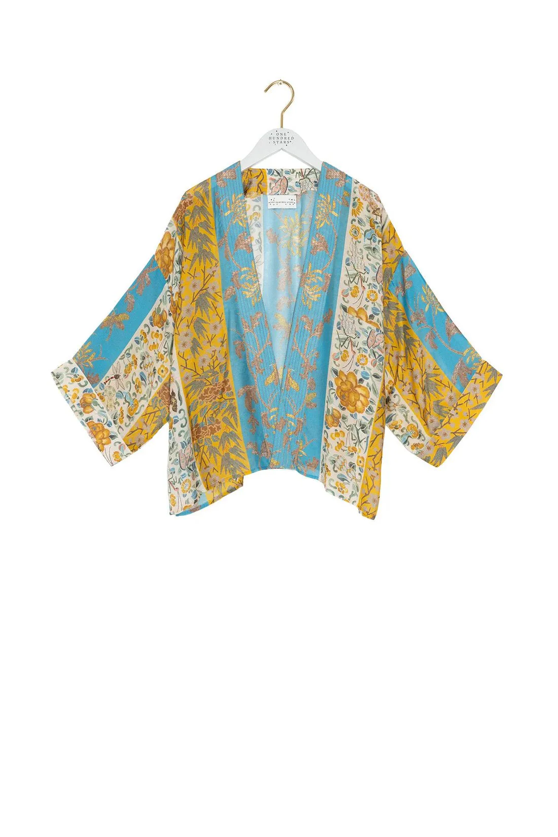 One Hundred Stars Ribbons Gold Kimono - Image 7