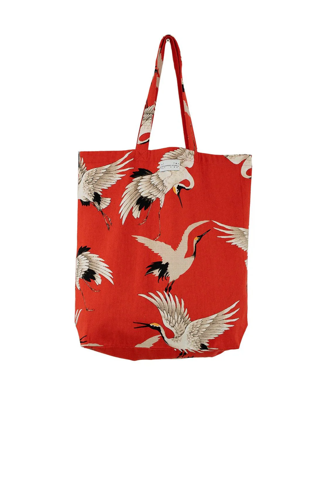 One Hundred Stars Stork Scarlet Canvas Bag - Image 4