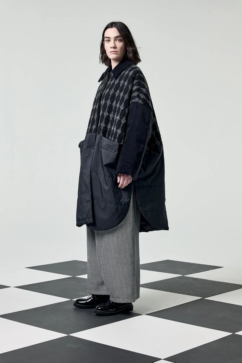 Neirami Herringbone Panel Trousers - Image 3