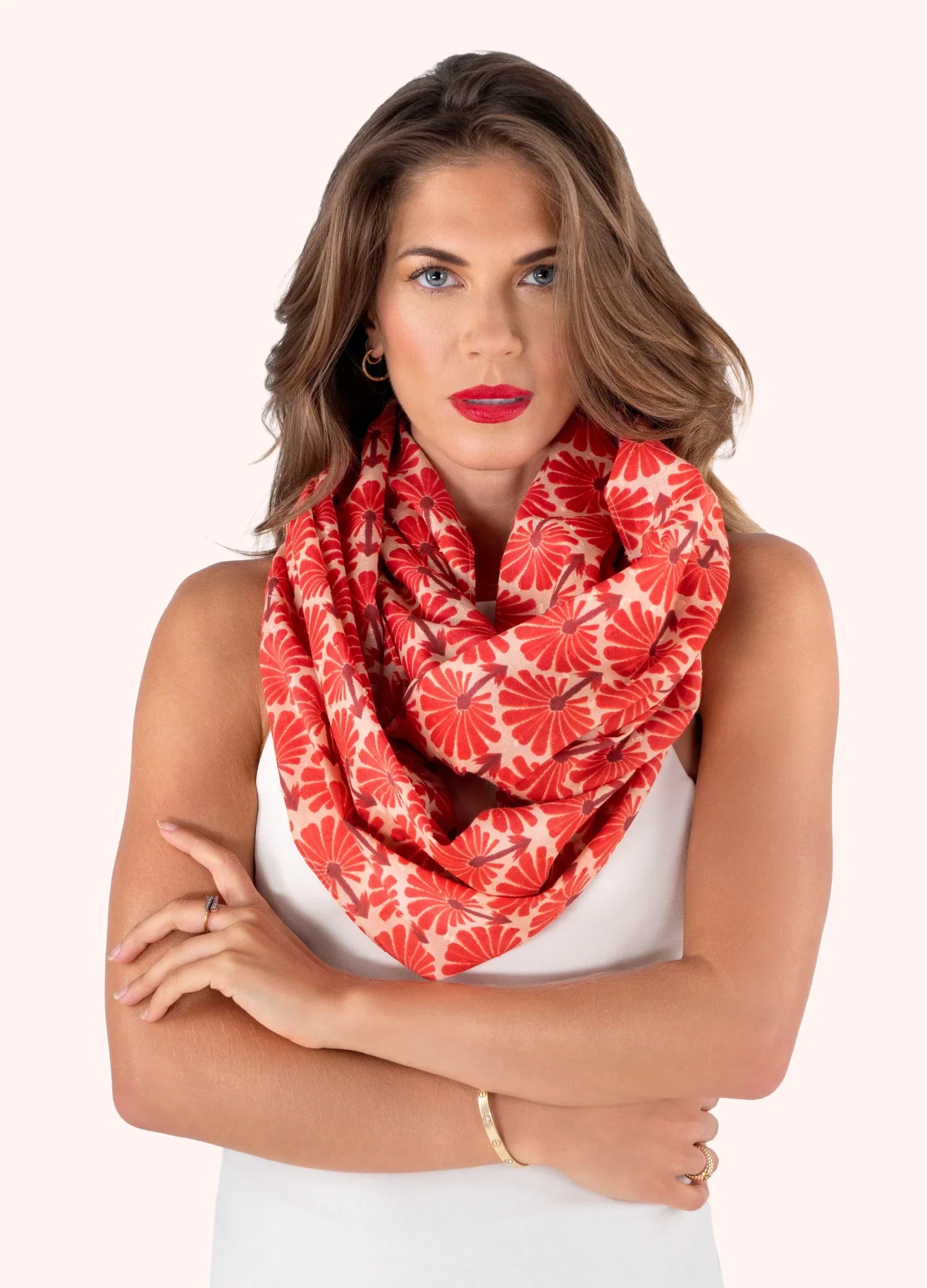 Powder Infinity Scarf Rogue Palms