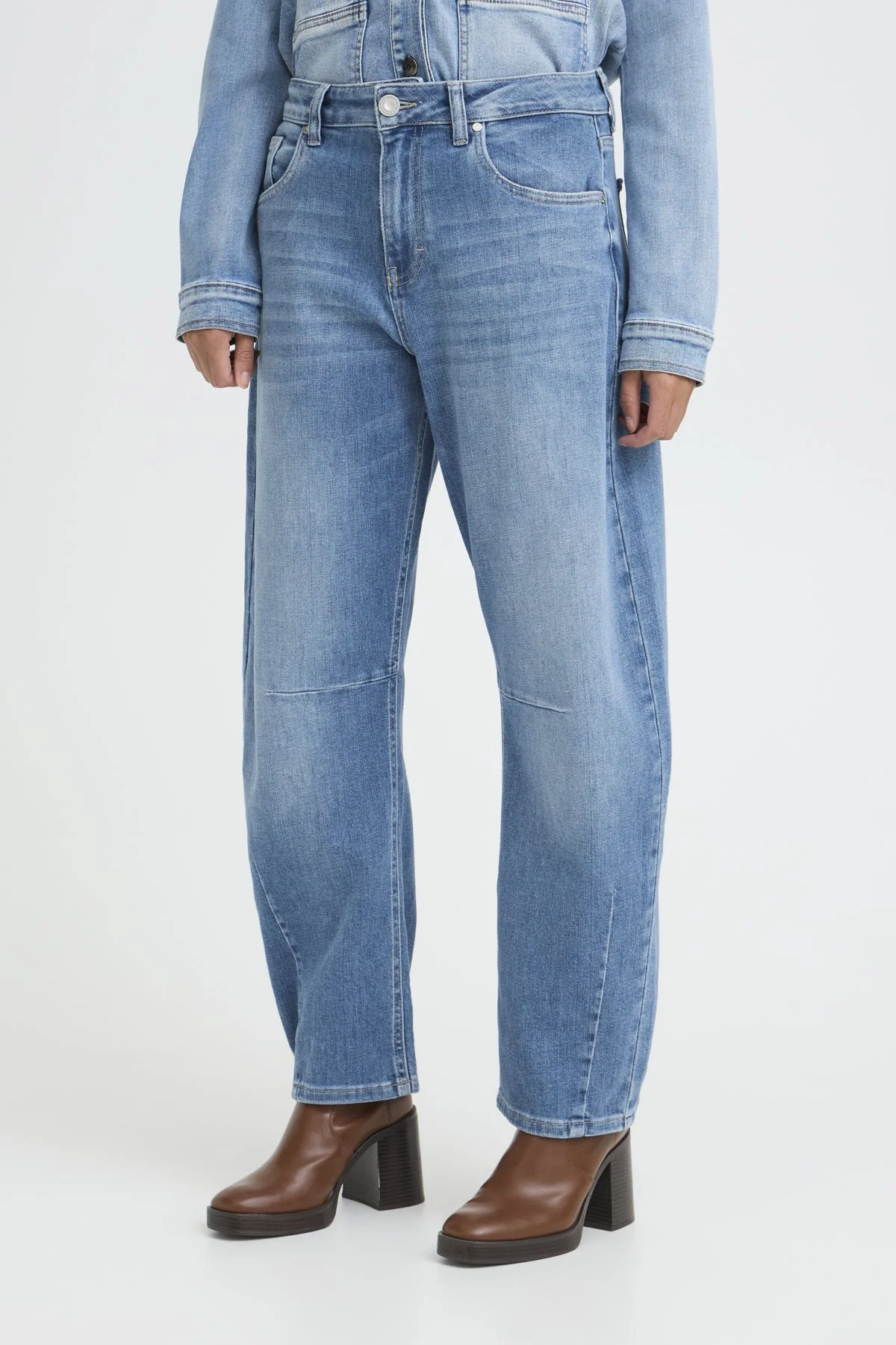 Pulz Jeans PZANNI High Waist Jeans Barrel Leg - Image 5