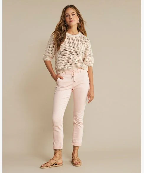 Red Button Tessy Crop Twill Trouser