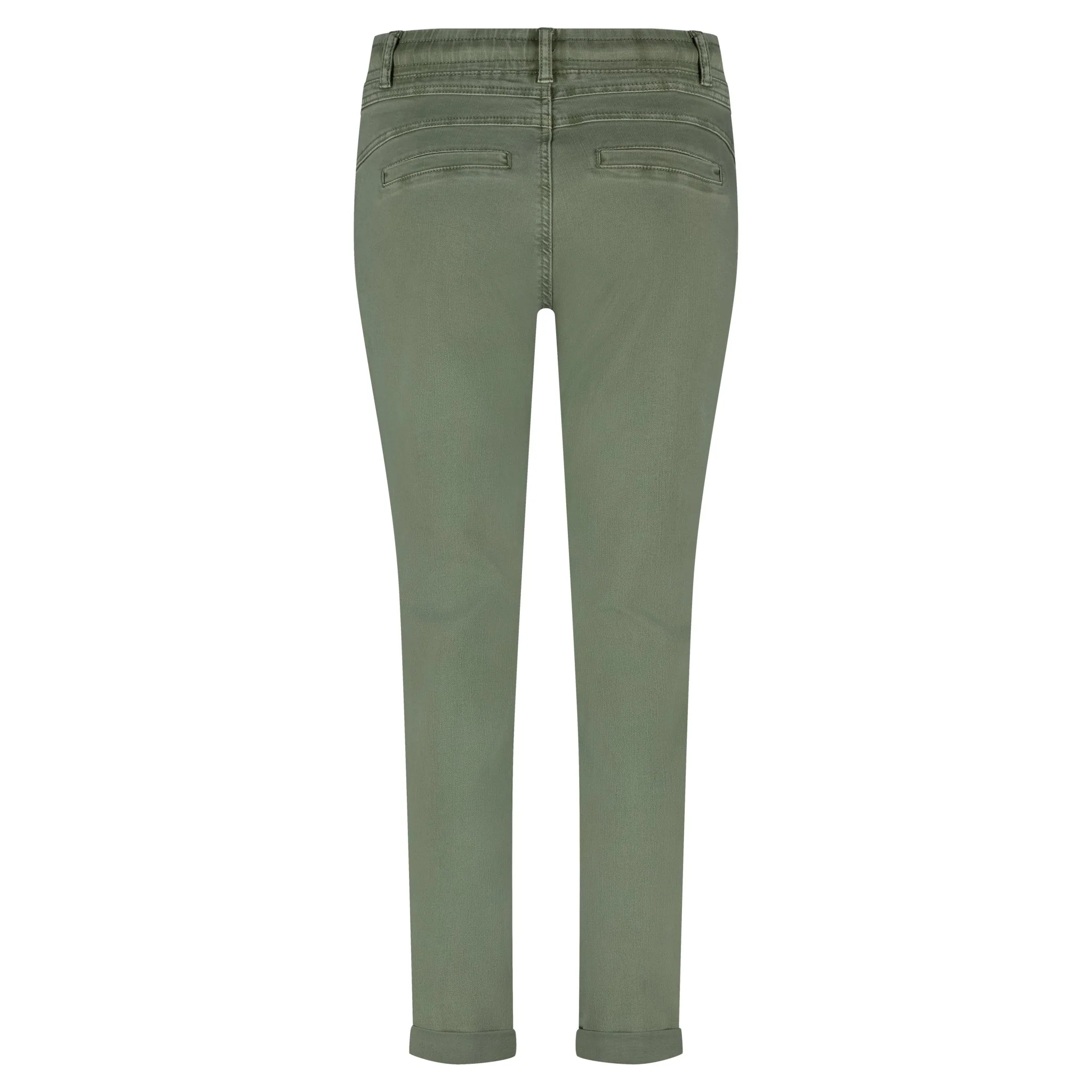 Red Button Tessy Crop Twill Trouser - Image 12