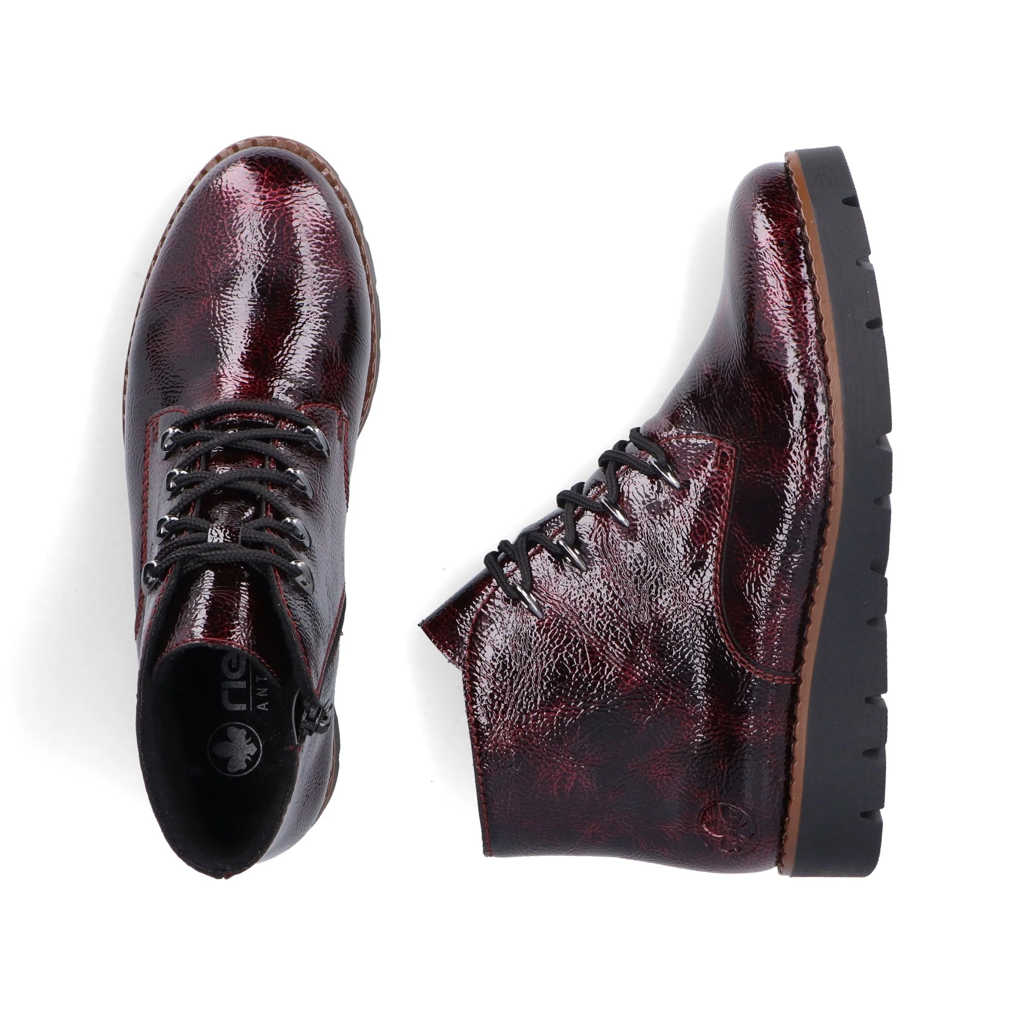 Rieker 44902-35 Ankle Boot Bordeaux’s - Image 10