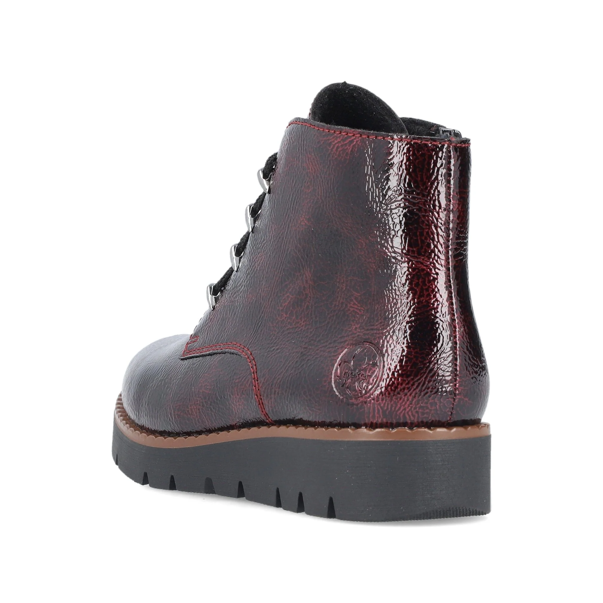 Rieker 44902-35 Ankle Boot Bordeaux’s - Image 4