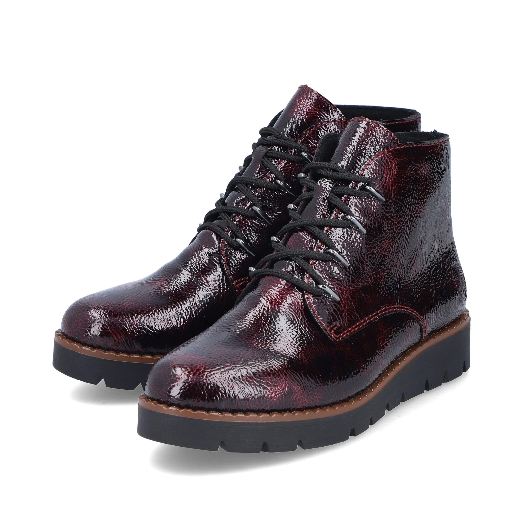Rieker 44902-35 Ankle Boot Bordeaux’s - Image 9