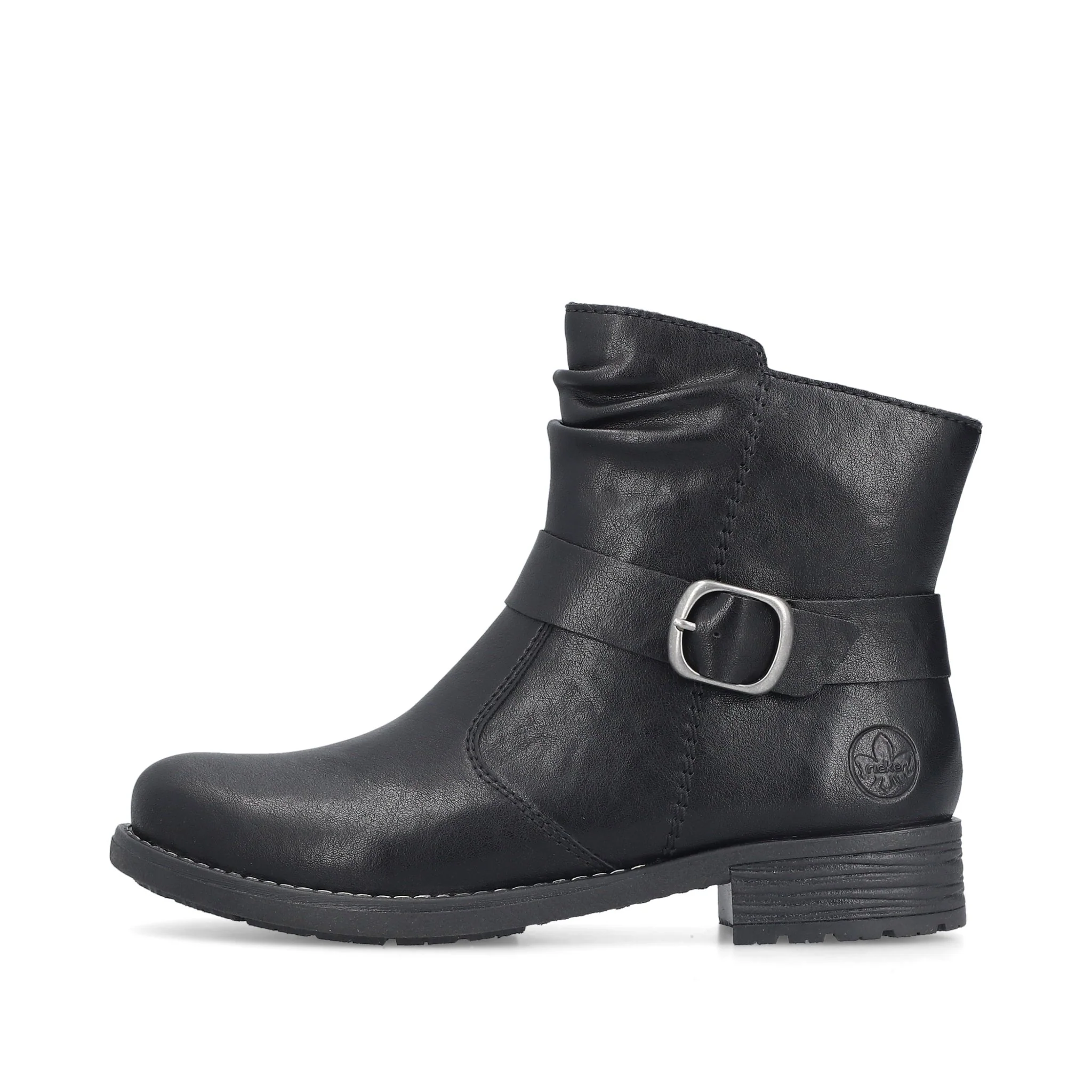 Rieker 79462-00 Buckle Boot Black - Image 12