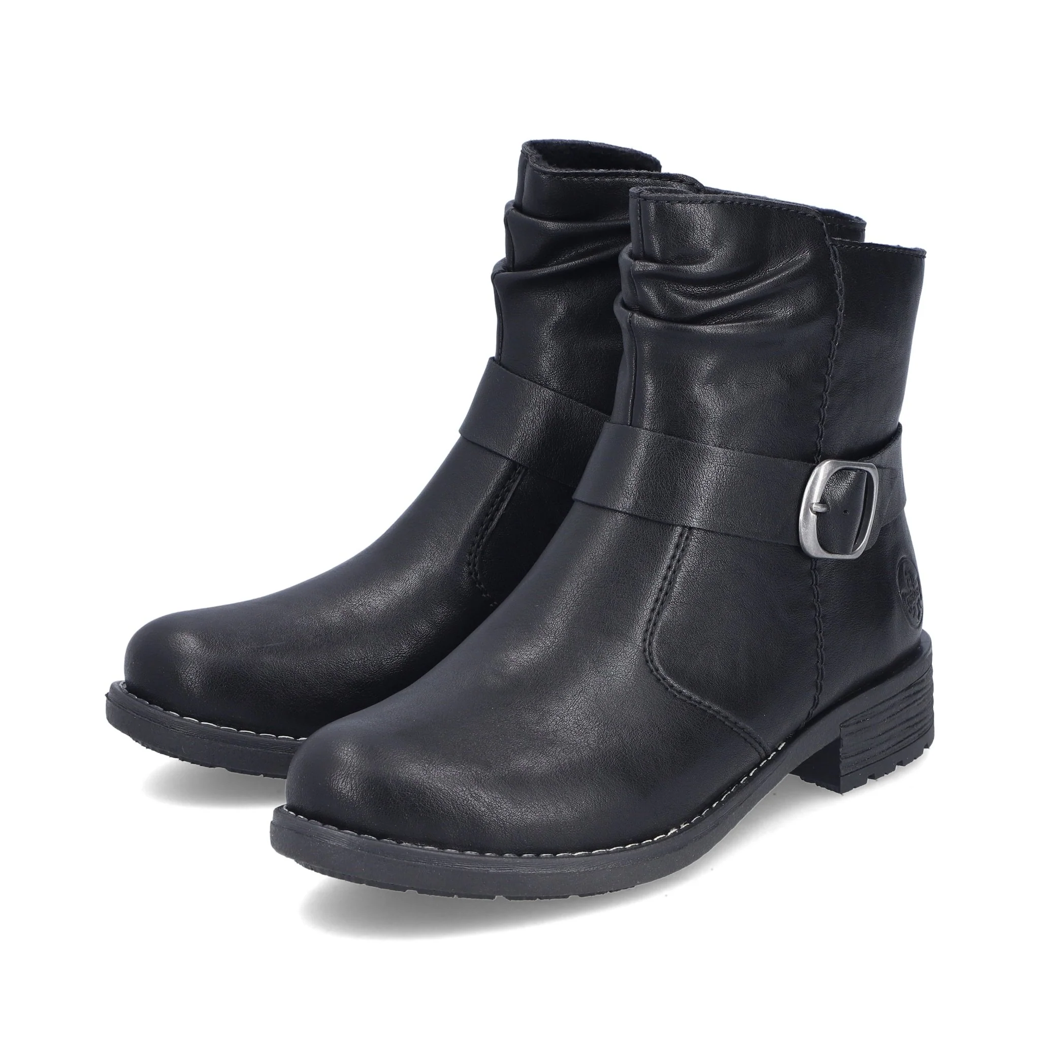 Rieker 79462-00 Buckle Boot Black - Image 13