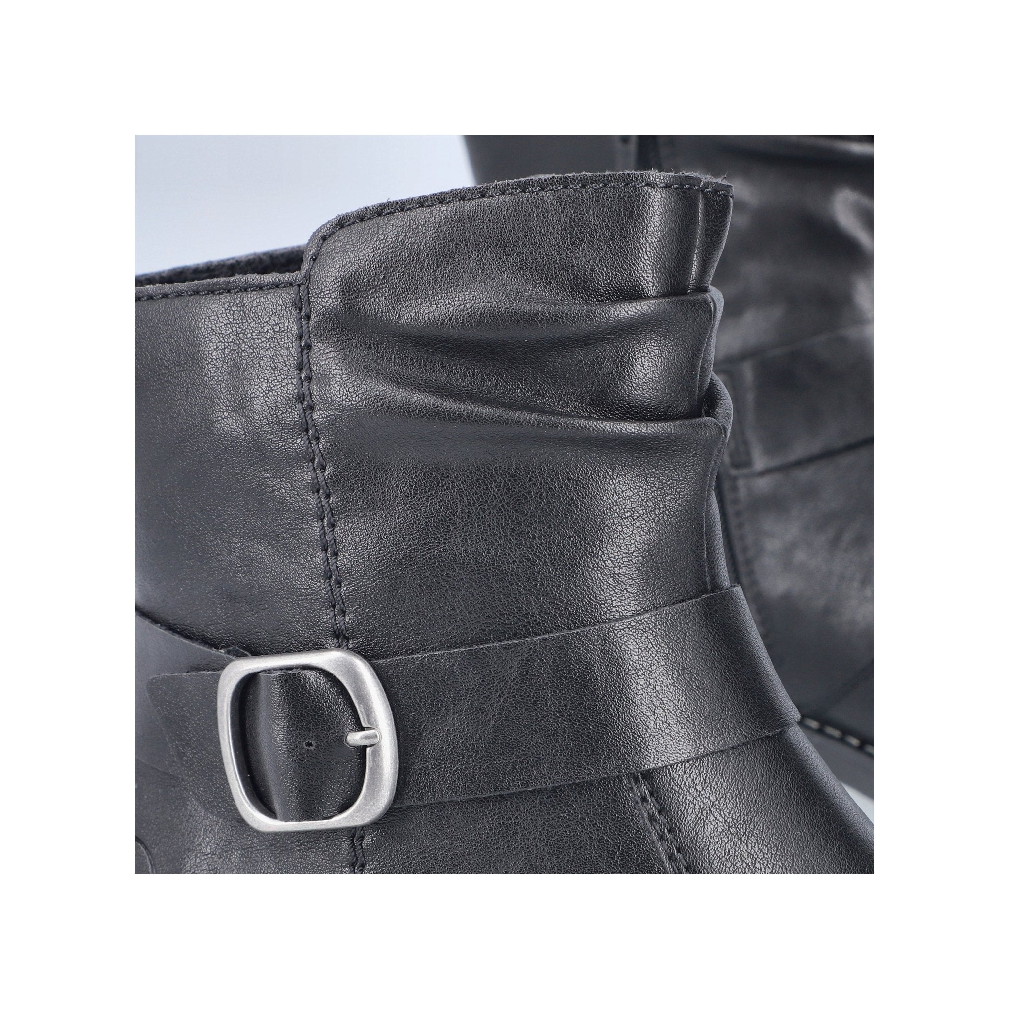 Rieker 79462-00 Buckle Boot Black - Image 14