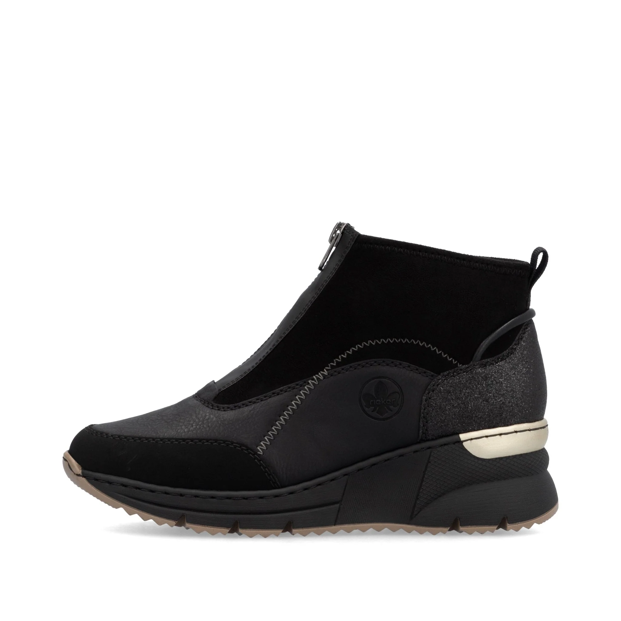 Rieker N6361-00 Black Ladies Boots - Image 5