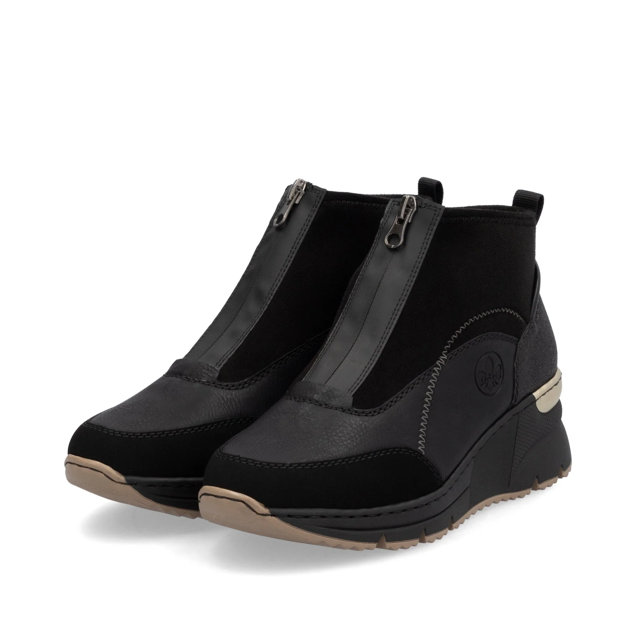 Rieker N6361-00 Black Ladies Boots - Image 8