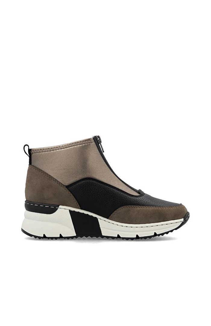 Rieker N6352-25 Metalic Ladies Boots - Image 2