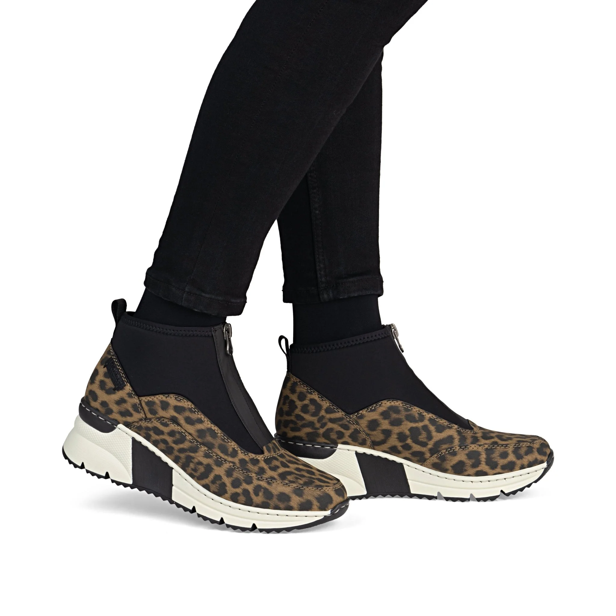 Rieker N9352-90 Leopard Print Boots - Image 10