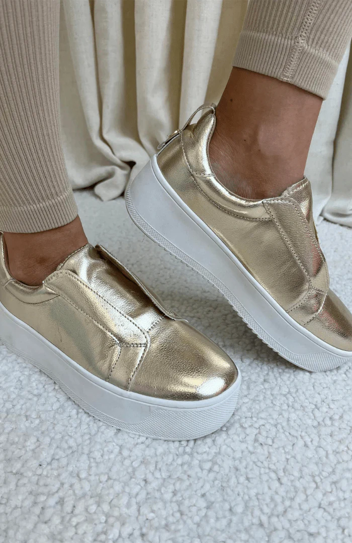 Ella Shoes Riva Slip On Trainers - Image 7