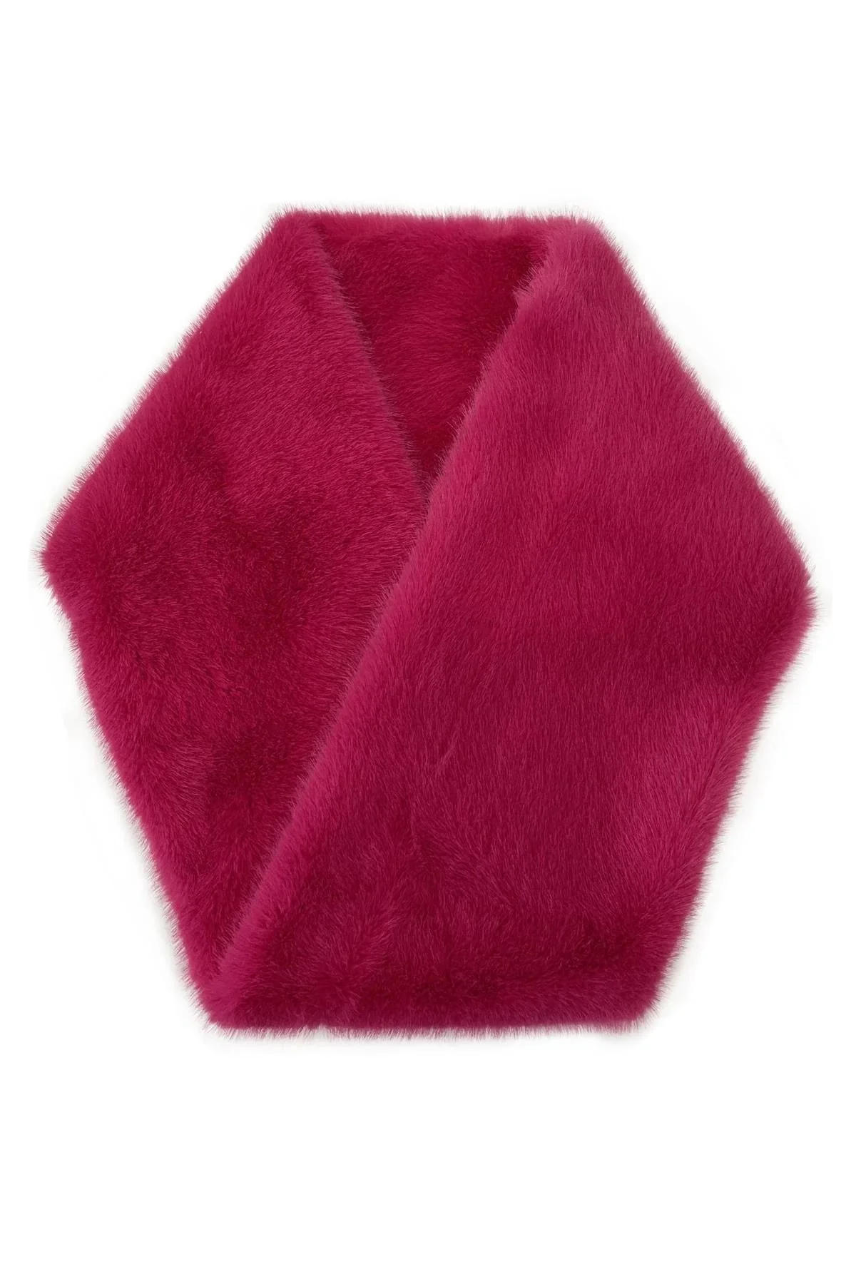 Soft Plain Faux Fur Snood - Image 10